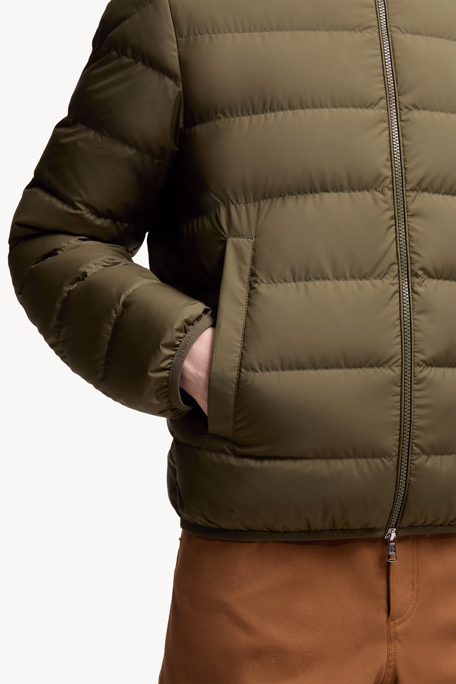 Doudoune courte Baudinet Hommes Vert Olive Moncler 6